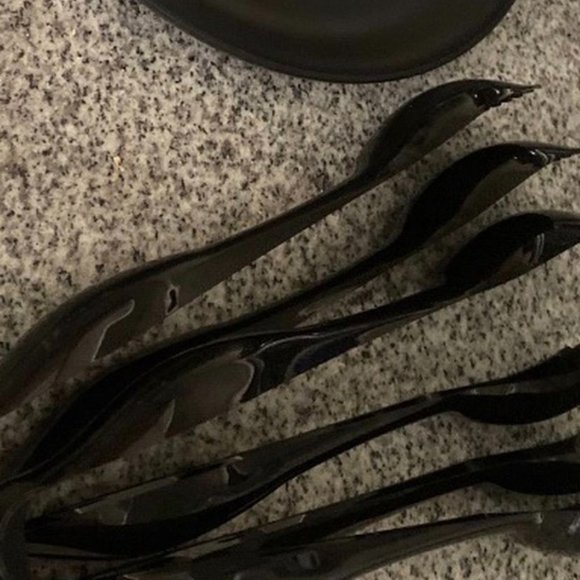 Party Essentials 10" Heavy Duty Serving Tongs - Black 3 Ct. - Picture 2 of 2